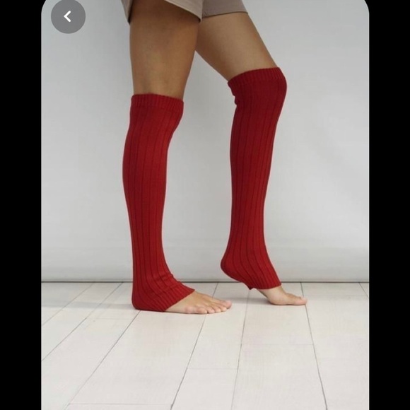 Bloch Accessories - Red Sweater Knit Leg Warmers​​​​​​​​​